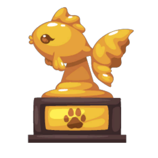 Gold Fishing Trophy