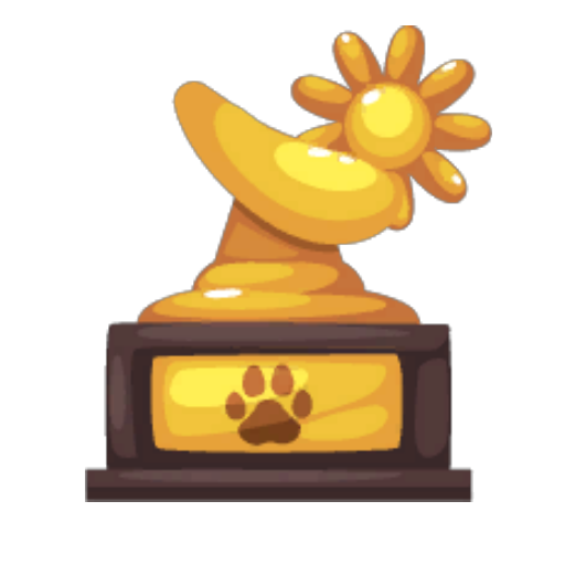 Gold Garden Cleaner Trophy