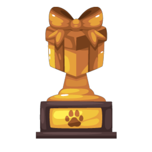 Gold Gift Addict Trophy