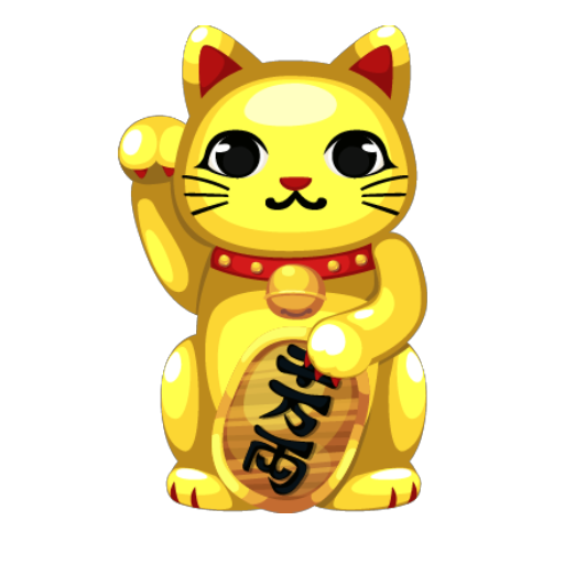 Golden Maneki Neko Decor