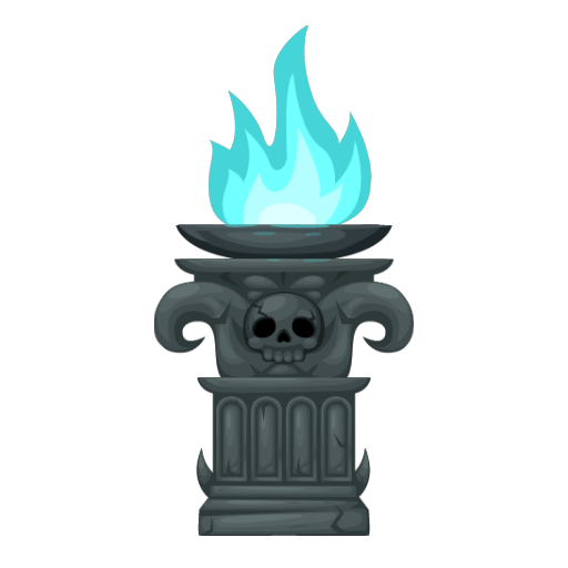Graveyard Fire Lamp