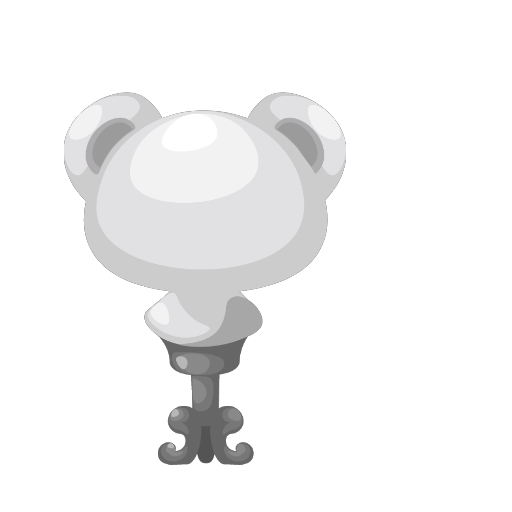 Gray Head Mannequin
