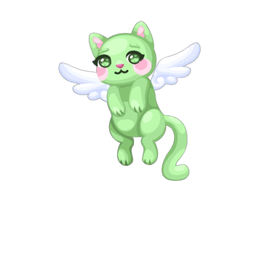 Green Angel Kitten