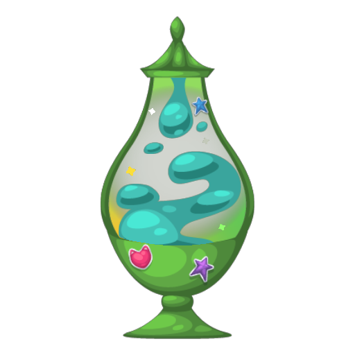 Green Cool Lava Lamp