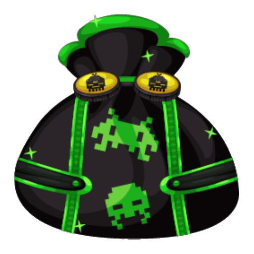 Green Cyberpunk Boy Outfit Bundle