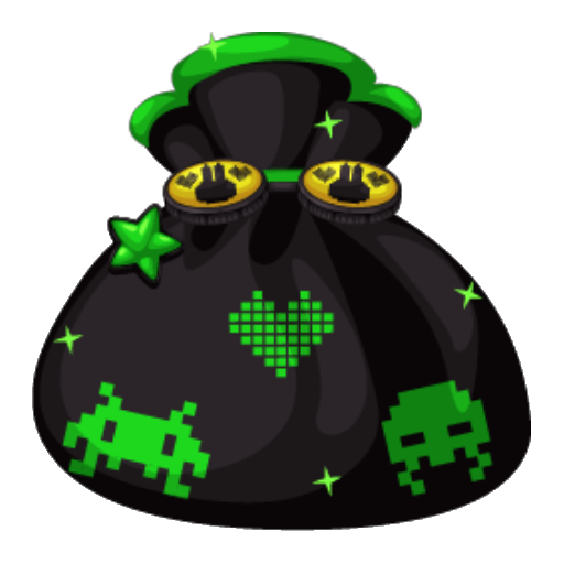 Green Cyberpunk Girl Outfit Bundle