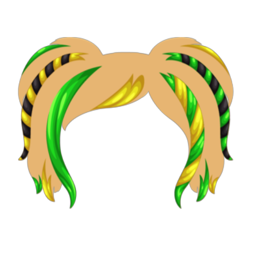 Green Cyberpunk Girl Wig