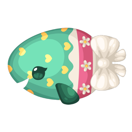 Green Easter Egg Fish