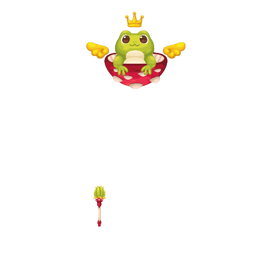 Green Froggy Sceptre