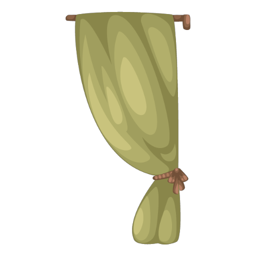 Green Home Full Curtain