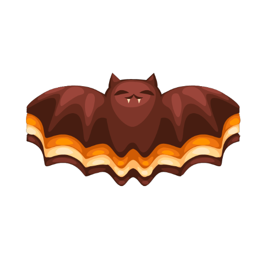 Halloween Bat Biscuit