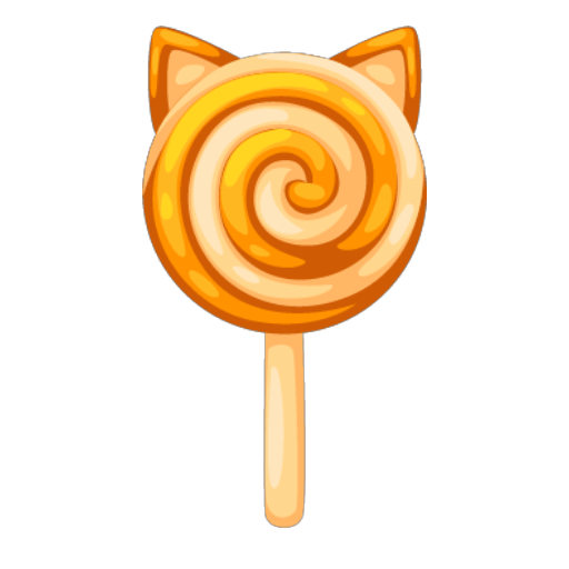 Halloween Light Orange Lollipop
