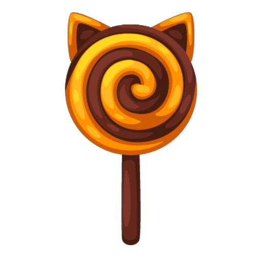 Halloween Orange Lollipop