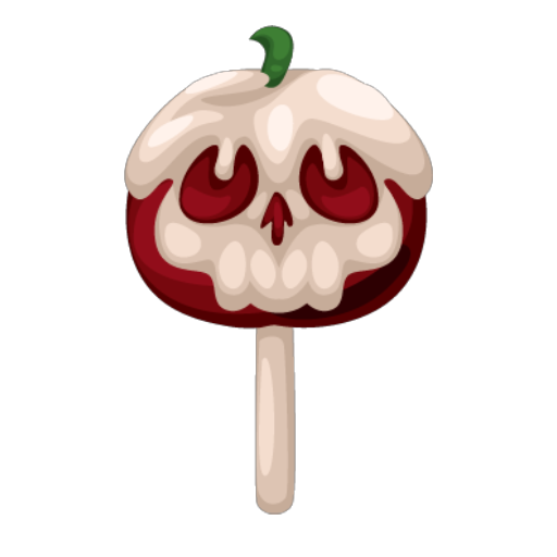 Halloween Skull Apple