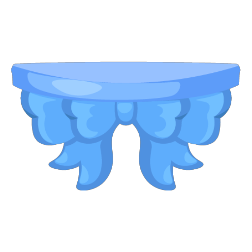 Harajuku Blue Bow Shelf