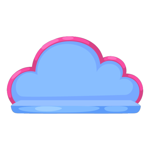 Harajuku Blue Cloud Shelf