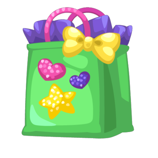 Harajuku Green Heart Bag