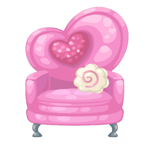 Harajuku Heart Pink Sofa