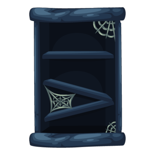 Haunted Blue Shelf
