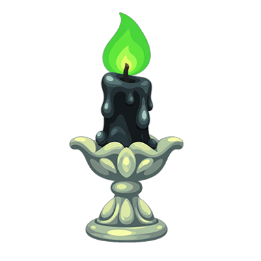 Haunted Mansion Black Candle