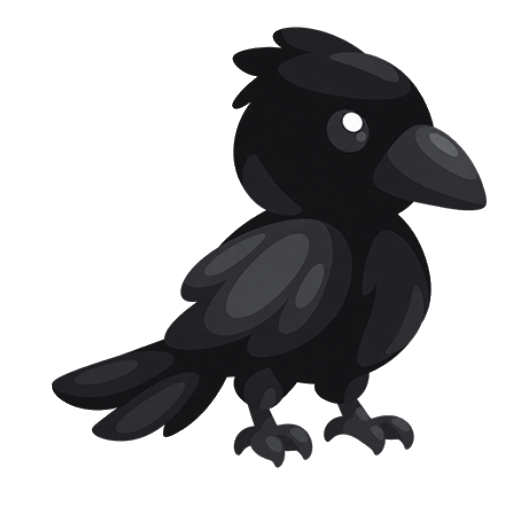 Haunted Mansion Black Crow