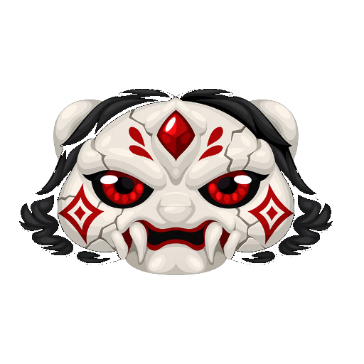 Haunted Mansion Crimson Demon Mask