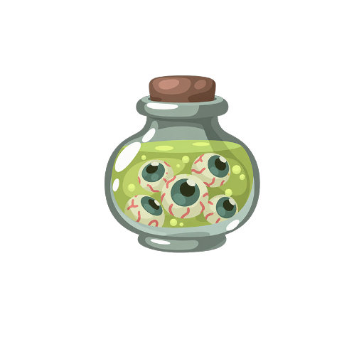 Haunted Mansion Eyes Jar