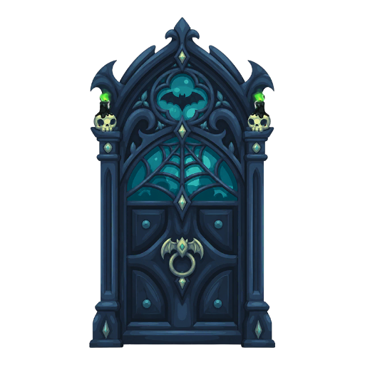 Haunted Mansion Gothic Door