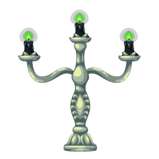 Haunted Mansion Green Chandelier