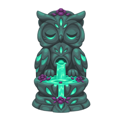Haunted Mansion Owl Statue