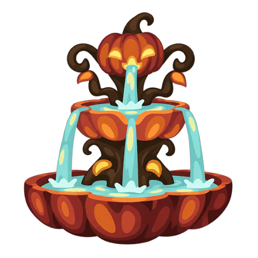 Haunted Mansion Pumpkin Fountain