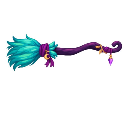 Haunted Mansion Purple Broom