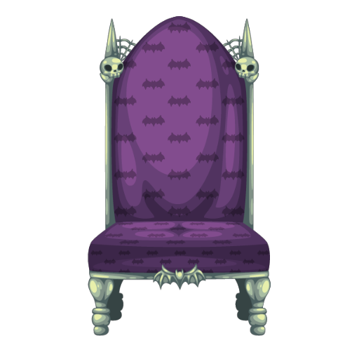 Haunted Mansion Purple Chair
