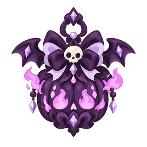 Haunted Mansion Purple Glowing Aura