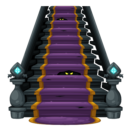 Haunted Mansion Purple Upstairs