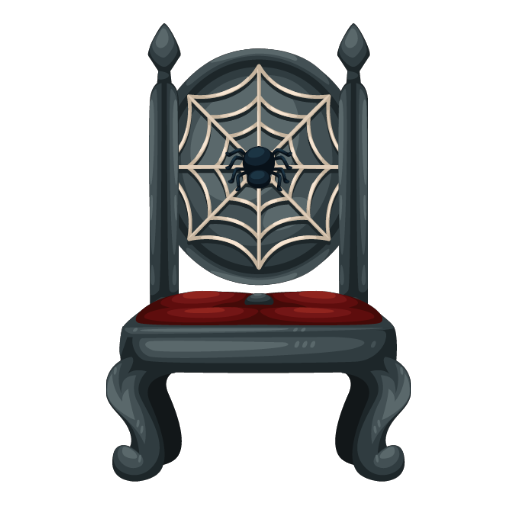 Haunted Mansion Red Spider Chair