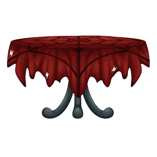 Haunted Mansion Red Spider Table