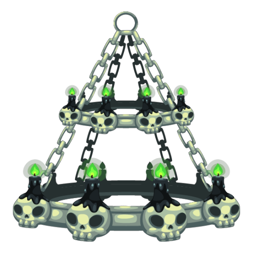 Haunted Mansion Skeleton Chandelier