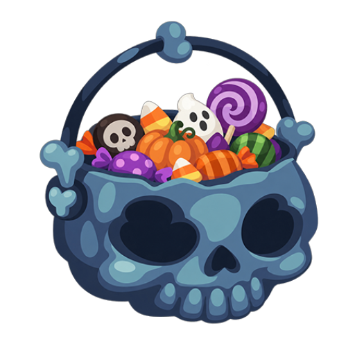 Haunted Mansion Skull Candy Bowl