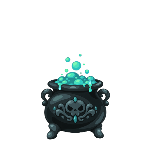 Haunted Mansion Skull Cauldron