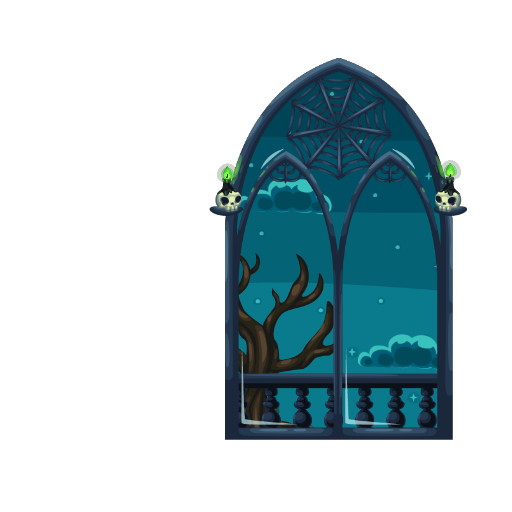 Haunted Mansion Spooky Window