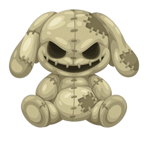 Haunted Mansion Stitched Bunny Plush