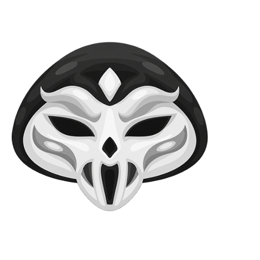Haunted Mansion White Monster Mask