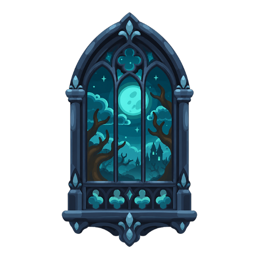 Haunted Mansion Window