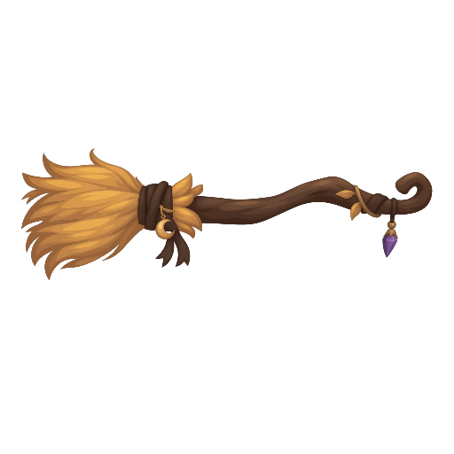 Haunted Mansion Witch Broom