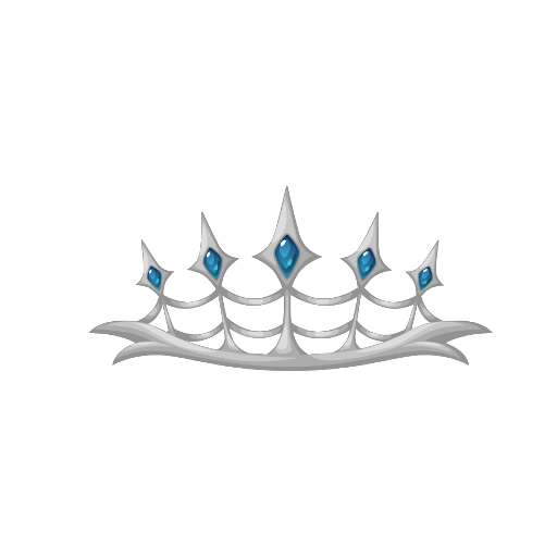 Haunted Queen Blue Crown