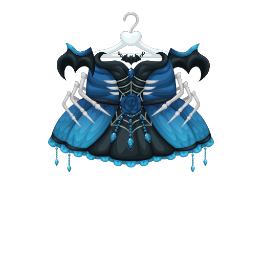 Haunted Queen Blue Dress