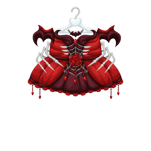 Haunted Queen Red Dress