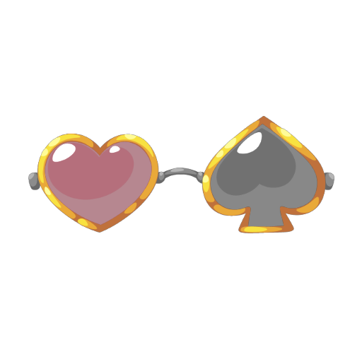 Heart And Spade Glasses