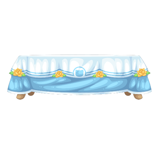 Island Outdoor Blue Table